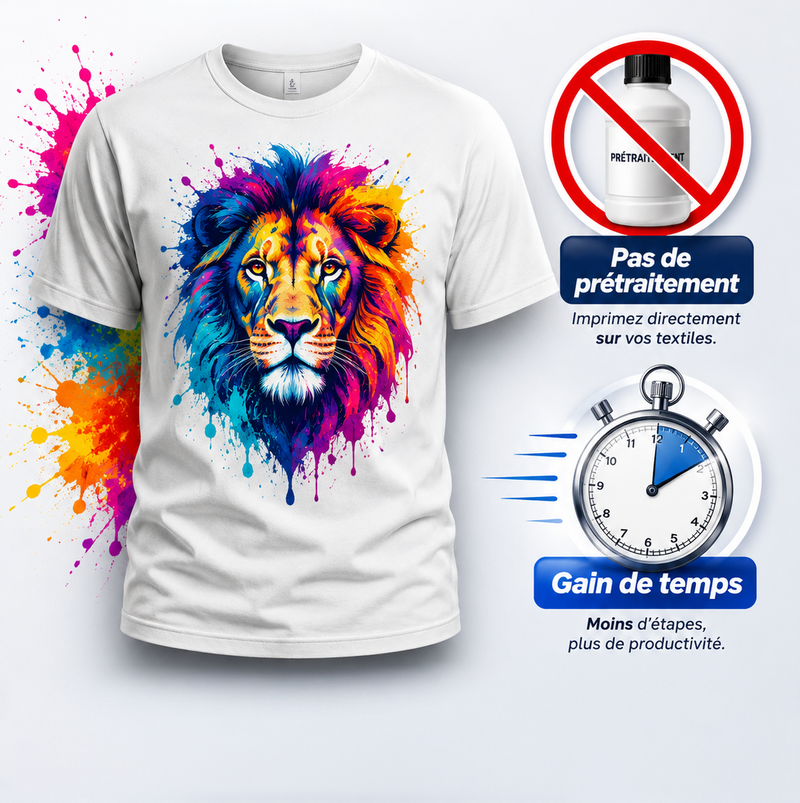 Gain de temps : pas de prétraitement